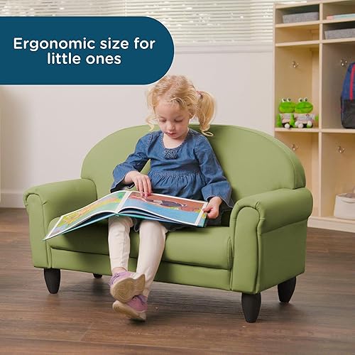 Miniatura 61 de Children's Factory As We Grow CF805-196 - Silla para niños pequeños, color rojo, asiento flexible para guardería o preescolar, silla de lectura para