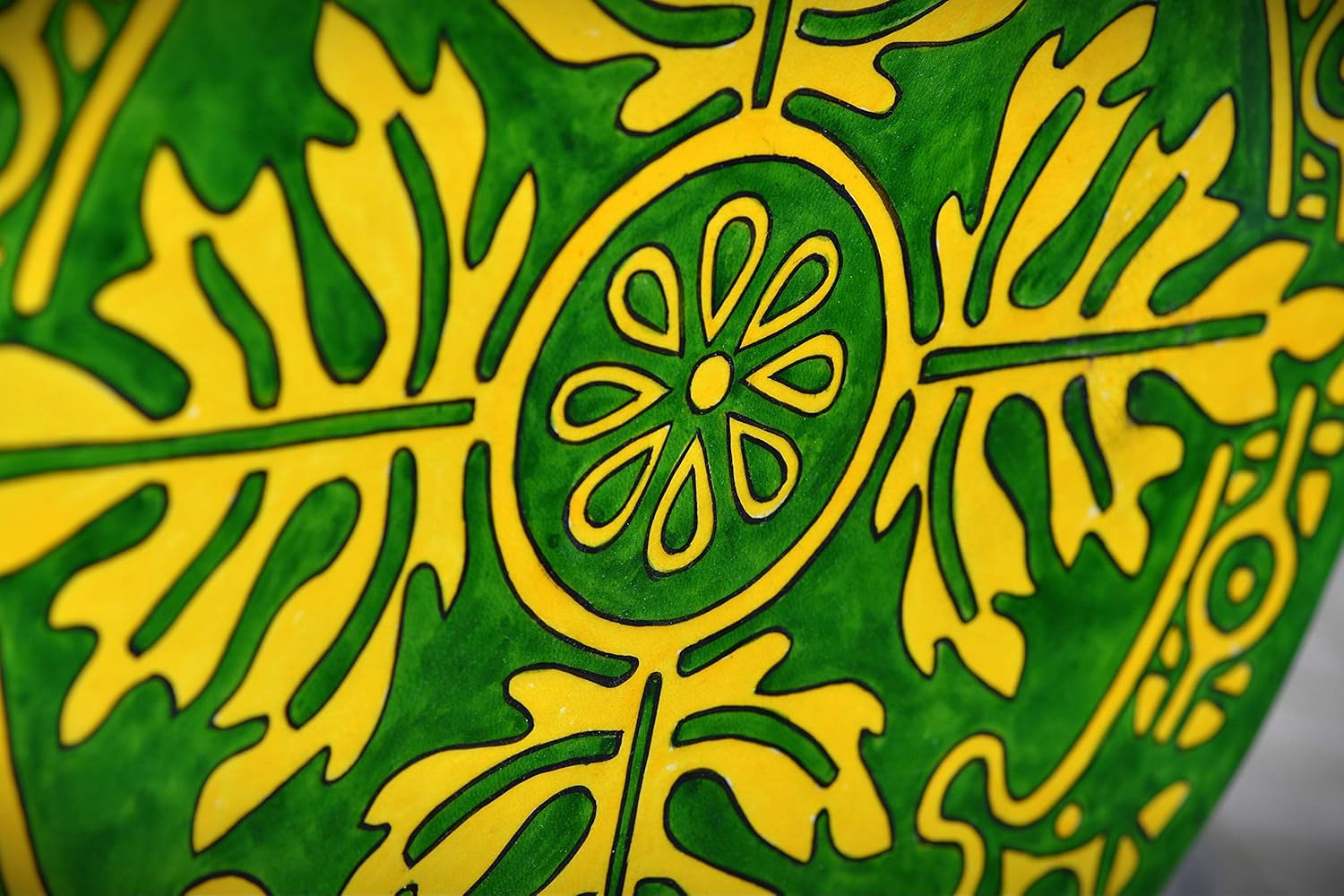 18" Tambourine Siberian Shamanic Oak leaf Drum Frame drum Handcrafted Powerful sound