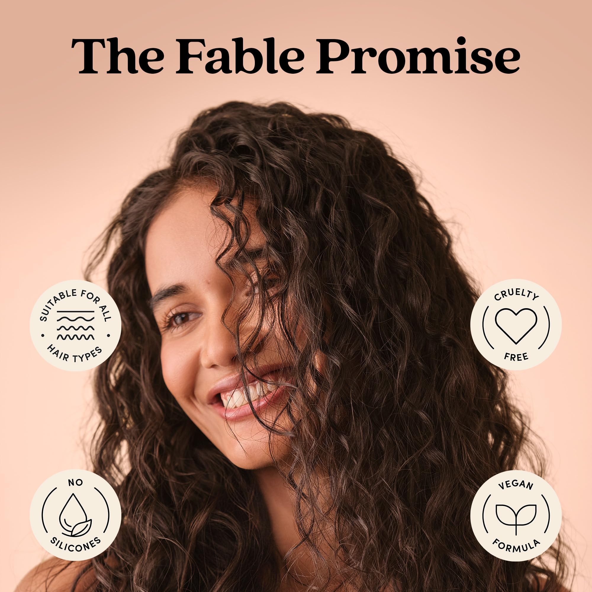 Fable and Mane Volumizing Shampoo for Fine Hair (250 ml). Szampon bez siarczanów, szampon do cienkich włosów, wegański i pozbawiony cruelty-Free Volumising Hair Products - Genuine Fable & Mane Natural