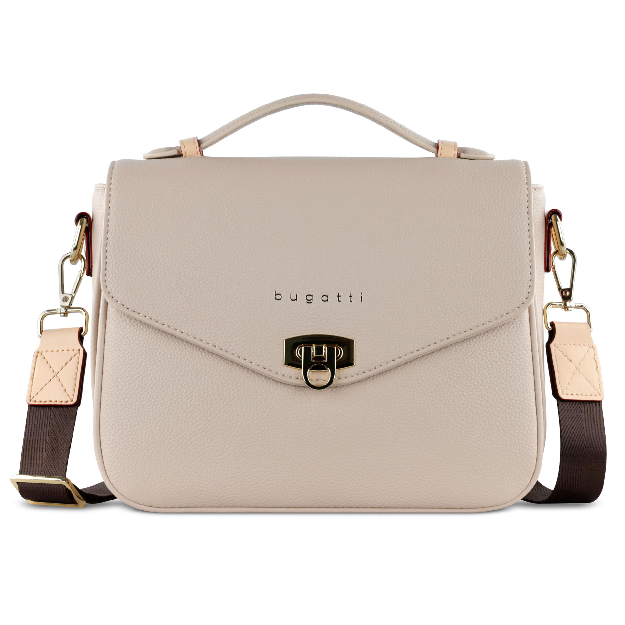 Bugatti Ella Classic Bag dla kobiet, torba na ramię z imitacji skóry, torba z uchwytem
