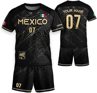 Personalized Mexico Kids Jerseys, Mexican Soccer Jerseys, Mexican Jersey