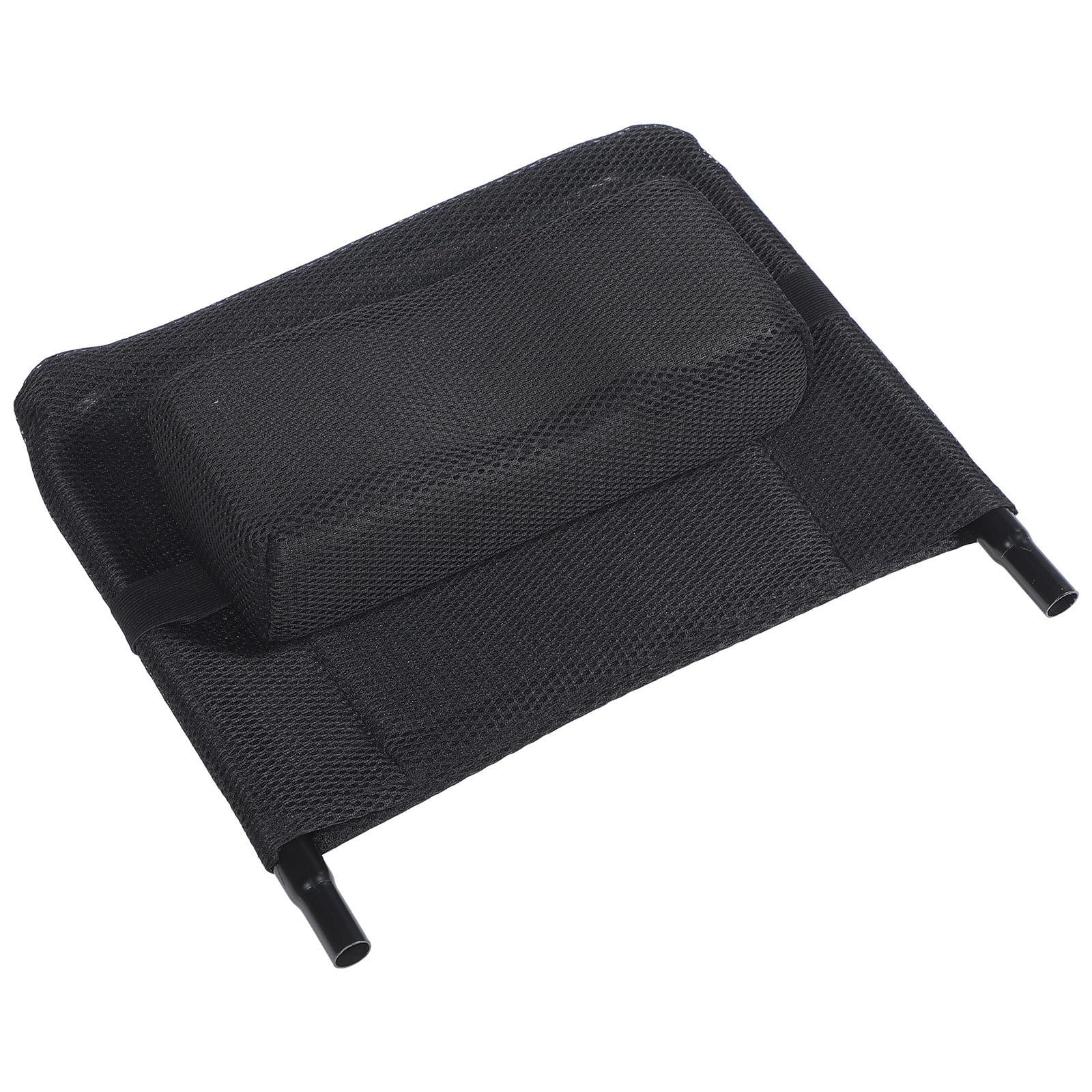 PRETYZOOM Extensor de Respaldo para Silla de Ruedas Negro Diseño Ergonómico y Material de Acero al Carbono y Tela de Malla para Mayor Comodidad