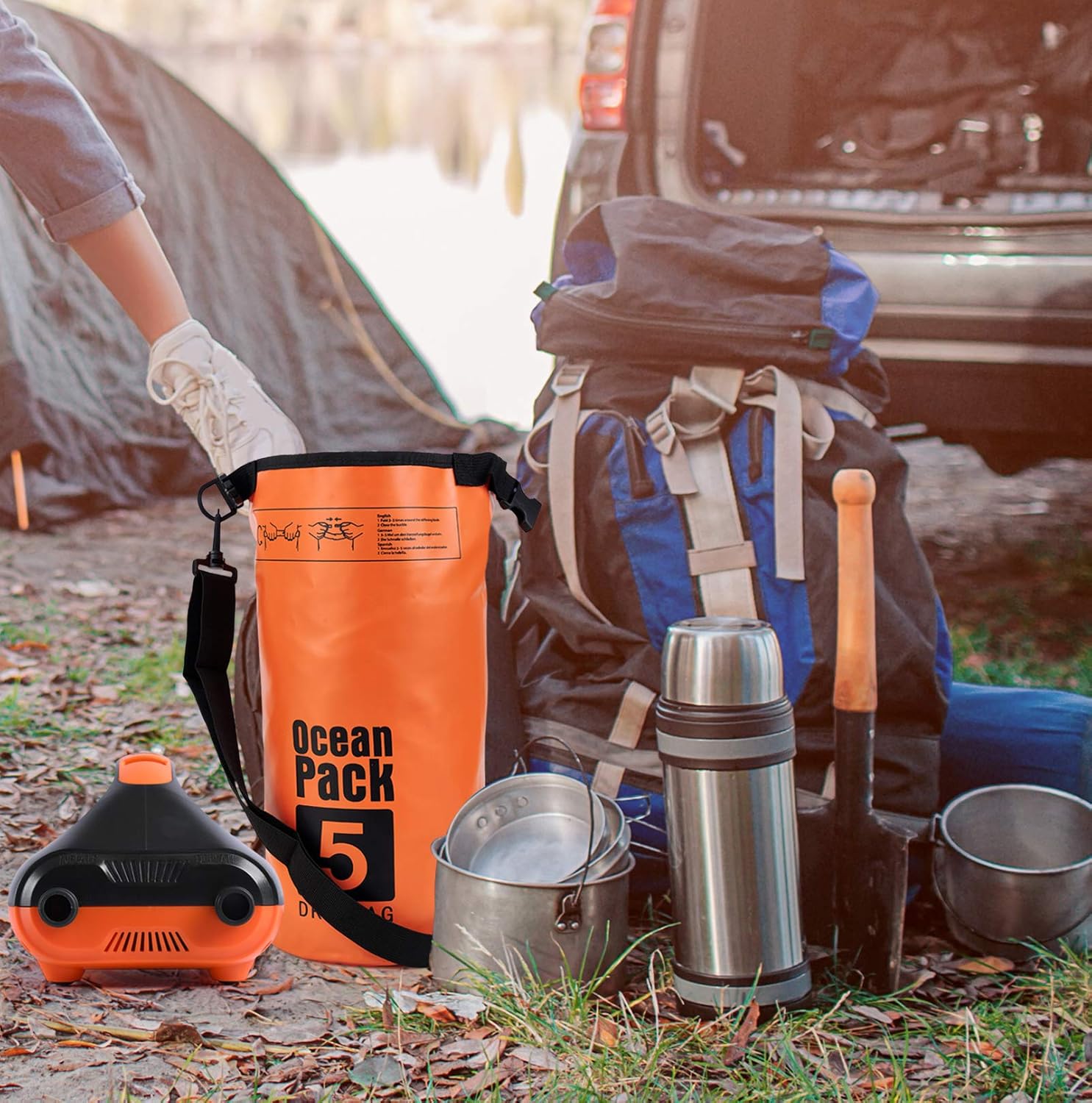 SAMENGD SUP Air Pump Electric Portable, 12V Digital Smart Inflation & Deflation Dual-Use High-Pressure Sup Inflator Pump Electric. Sup Electric Pump for Paddle Board, Inflatable Tent, Boats : Sports & Outdoors