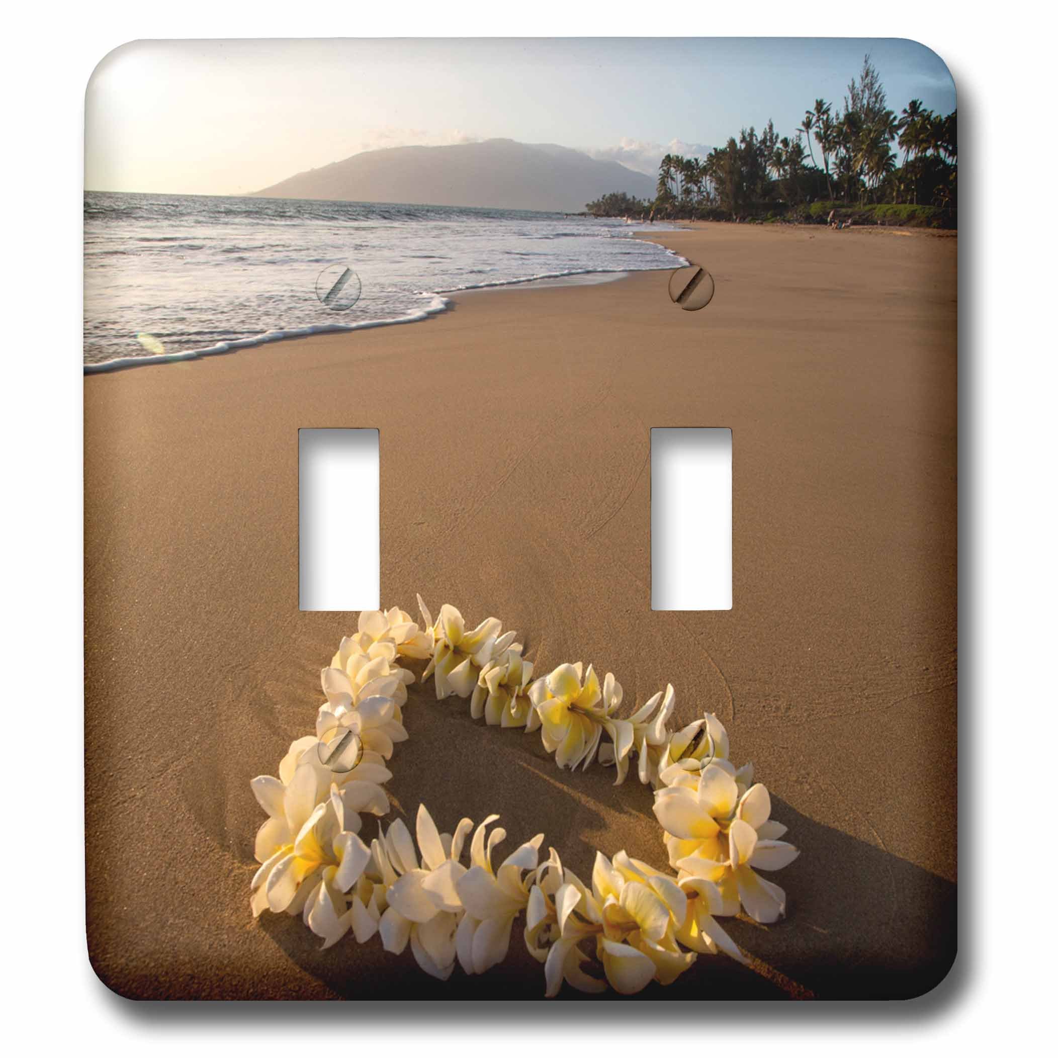 Playa de Kihei Maui interruptor decorativo para salones de estilo costero y rústico