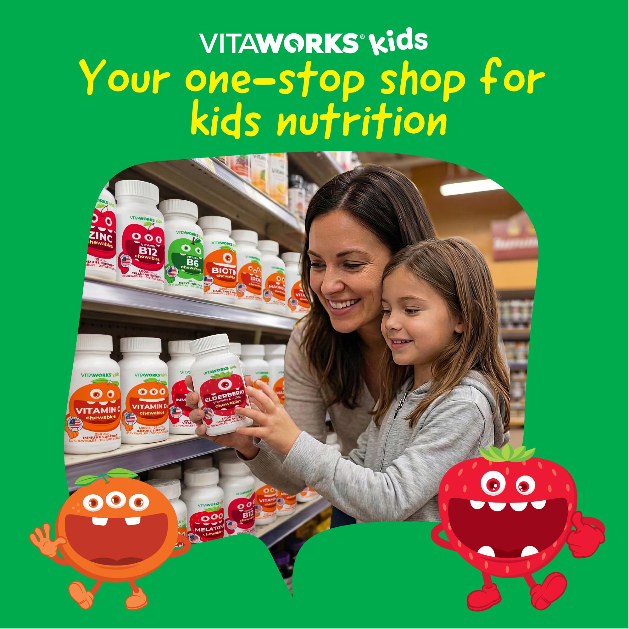 VitaWorks Chewable Vitamin B12 for Kids 1000 mcg, Vegan, Cherry, 120 Count — Amazon image 9