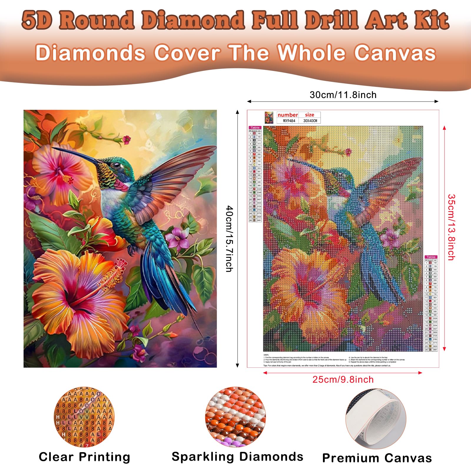 Kit De Peinture Au Diamant Pour Débutant Adulte Avec Perroquet