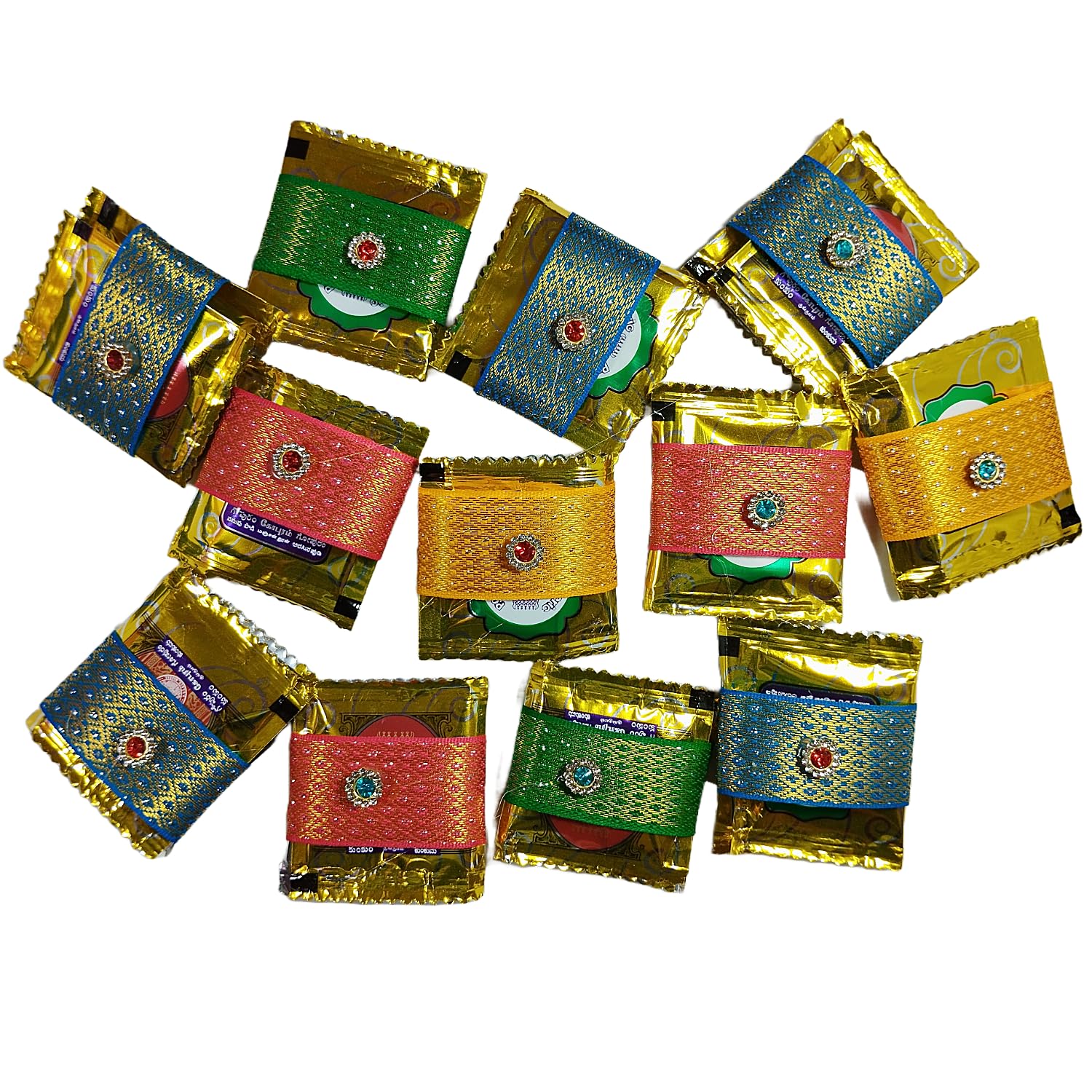 Jaasai Fancy Thamboolam turmeric and kumkum return gift | Small Pouch | Multicolour | Pack of 20 (B0CTR1566N) Amazon Price History, Amazon Price Tracker