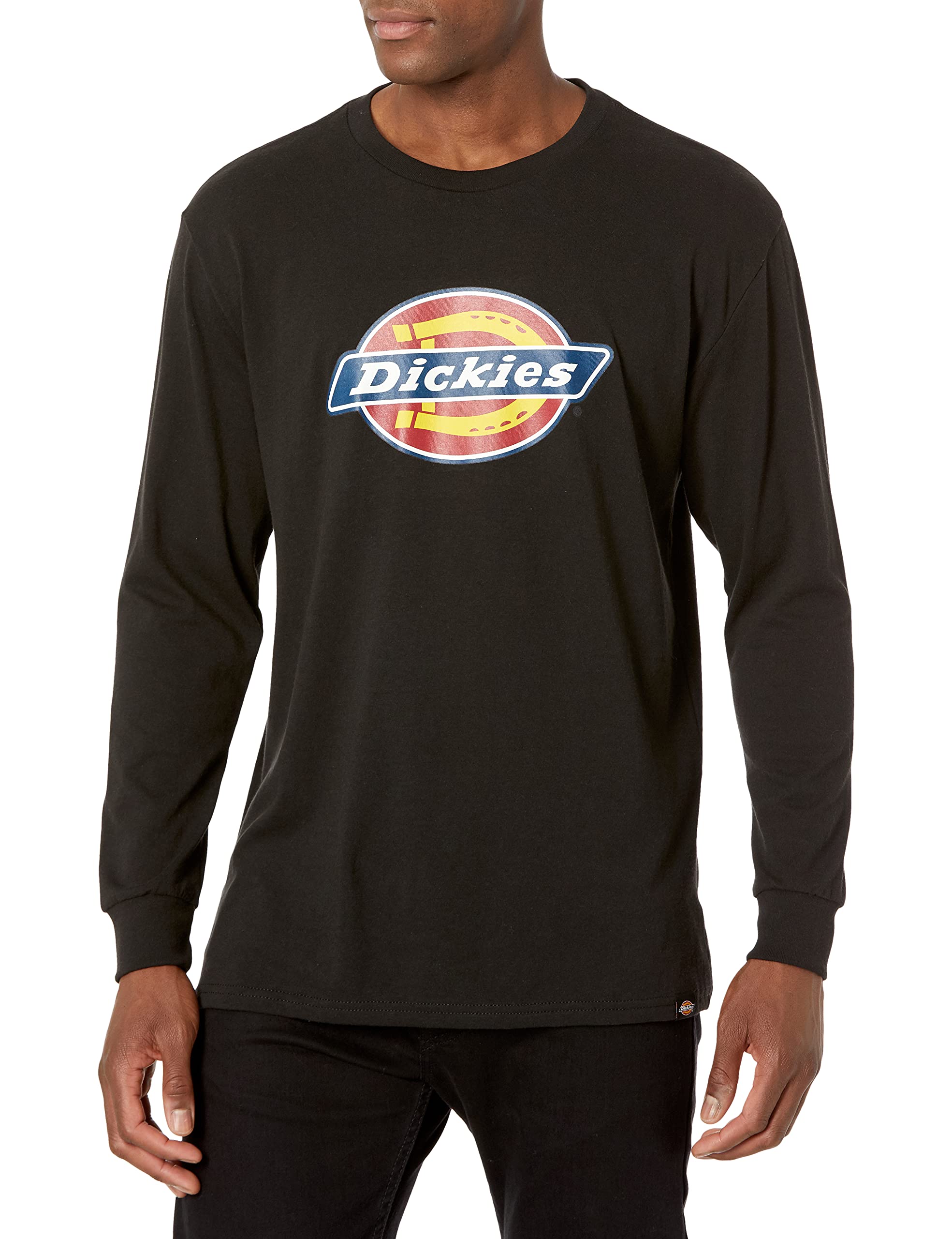 Dickies Men's Long Sleeve Regular Fit Logo Tee