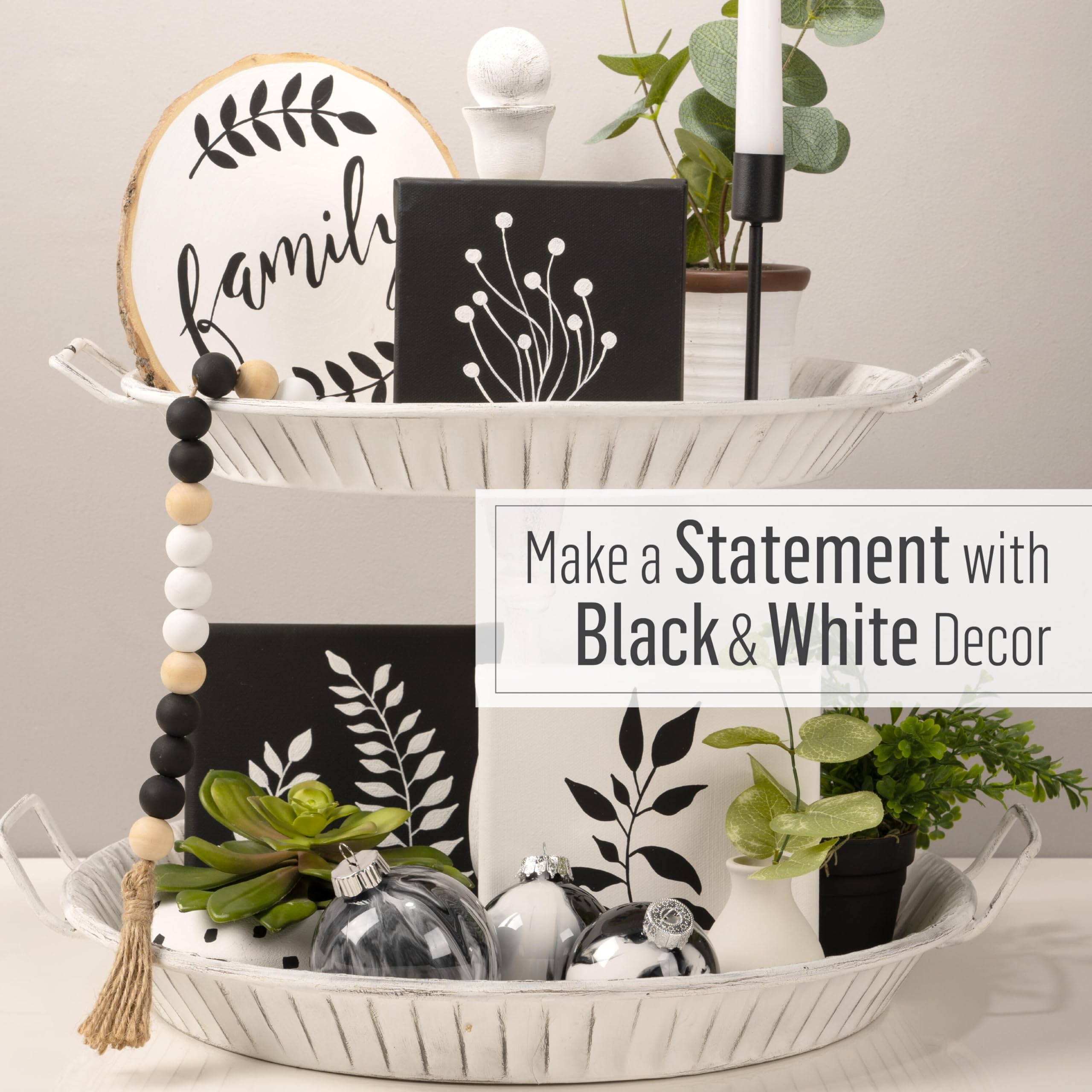 FolkArt Wicker White and Licorice Acrylic Craft, 8 fl oz Paint Set, 1 Count (Pack of 1) - Image 3