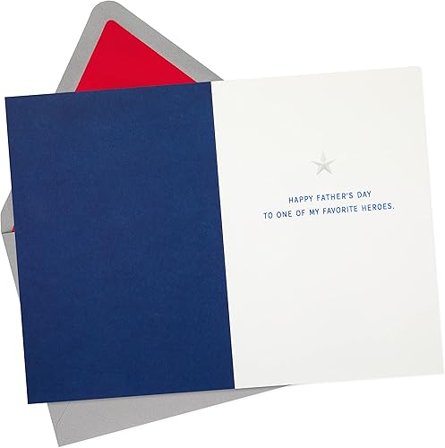 Miniatura 2 de Hallmark Tarjeta del día del padre (escudo del Capitán América)