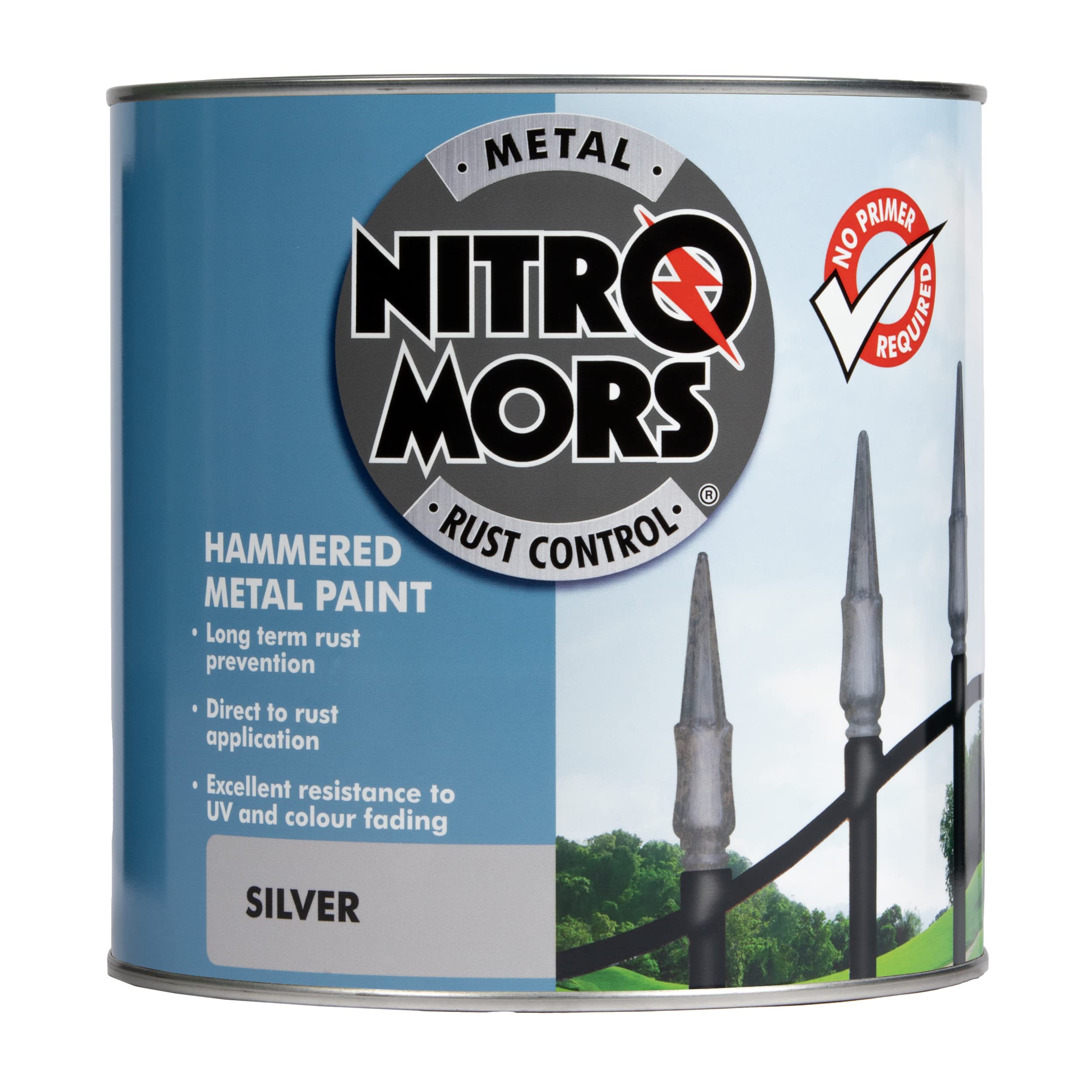 Nitromors Hammered Metal Finish Anti Rust Corrosion Gold Paint Spray 500ml X12