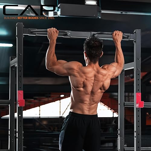 Miniatura 6 de Cap Barbell Rack eléctrico con barra de dominadas y accesorios, varios colores