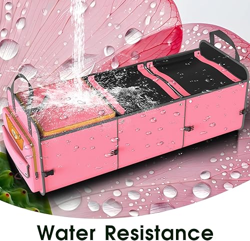 Miniatura 4 de Organizador de maletero de coche para SUV, organizador de maletero impermeable resistente, organizador plegable de coche con refrigerador,