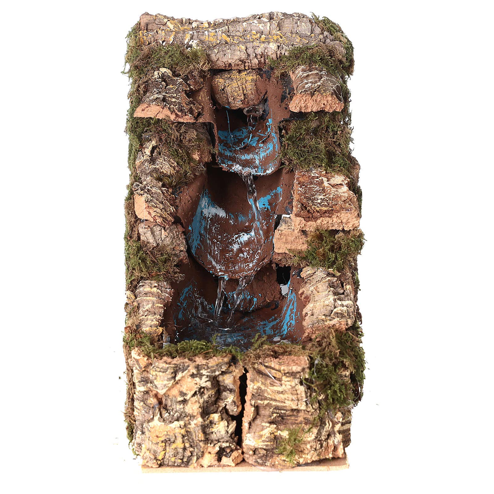 Holyart Fontaines crèche: Chute d'eau avec Pompe pour crèche de 10 cm 20x10x20 cm