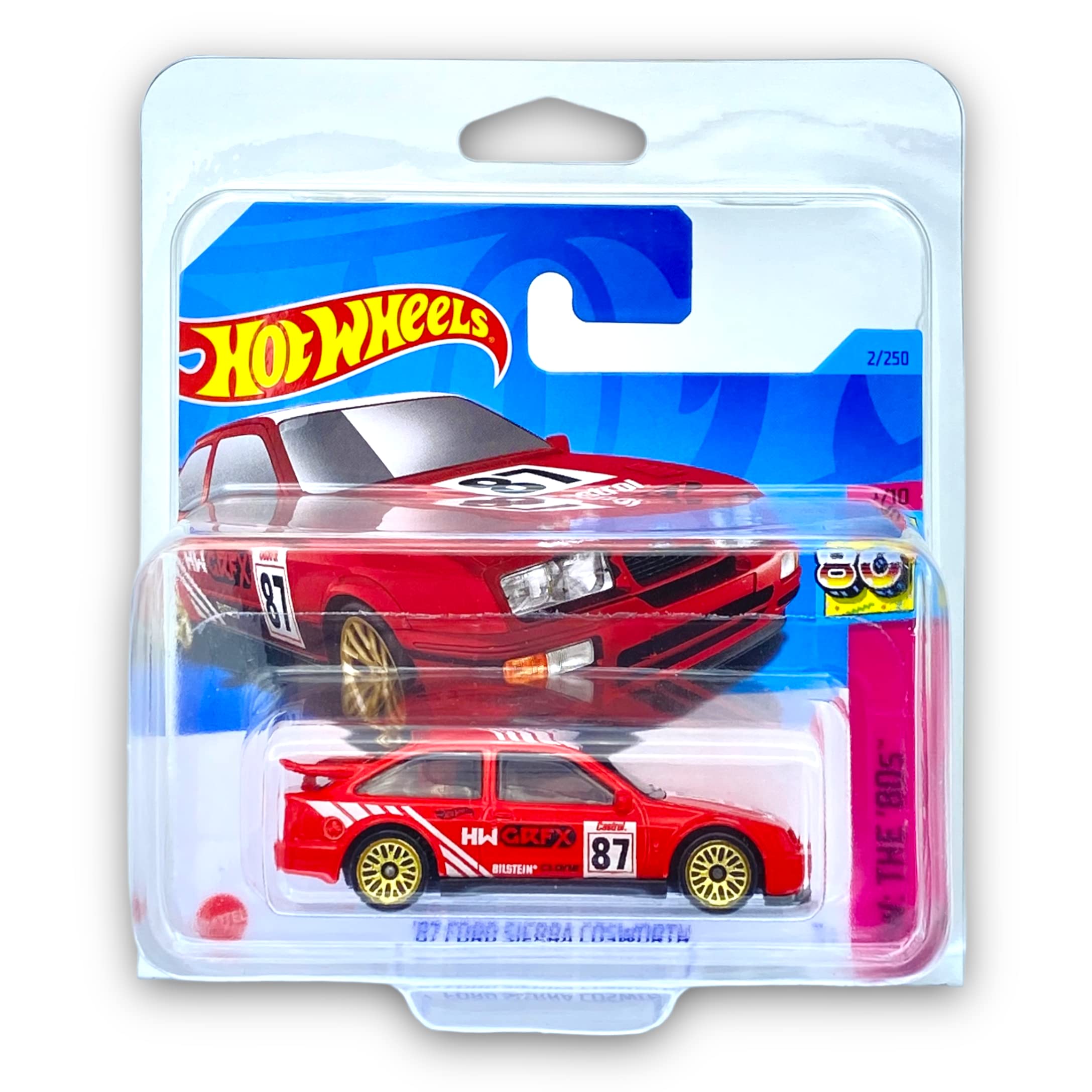 Hot Wheels '87 Ford Sierra Cosworth (Red) 1/10 HW: The 80s 2023-2
