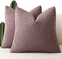 Vista 44 de Foindtower - Juego de 2 fundas decorativas de textura de bucle, fundas de almohada acentuadas, fundas de cojín sólidas, neutrales, para sofá, silla