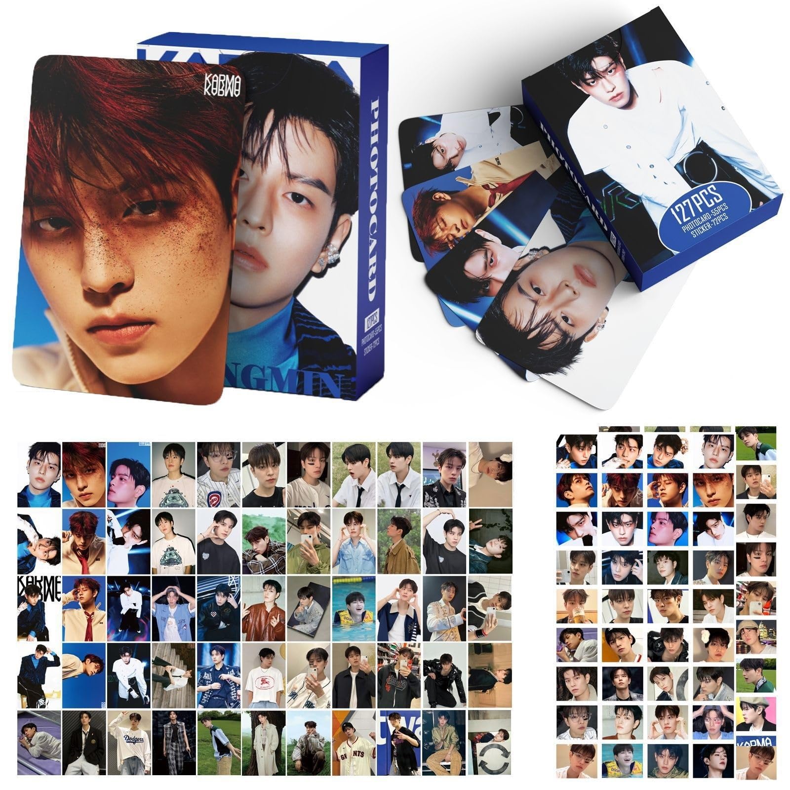 Stray-Kids Karma Album Photocards Set,127PCS Stray-Kids Karma