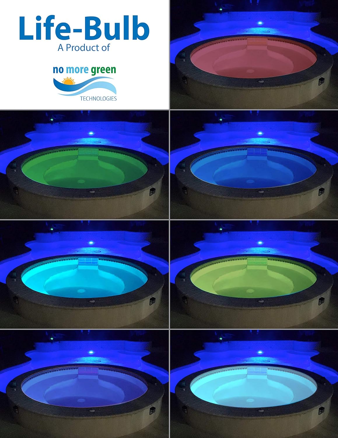 Get Cheap Price Life-Bulb 12V LED Color Spa Light Bulb with Remote for in-ground spa | High Lumens | Lifetime Replacement Warranty | Long Lasting Aluminum | Replaces up to 300W Incandescent Bulb