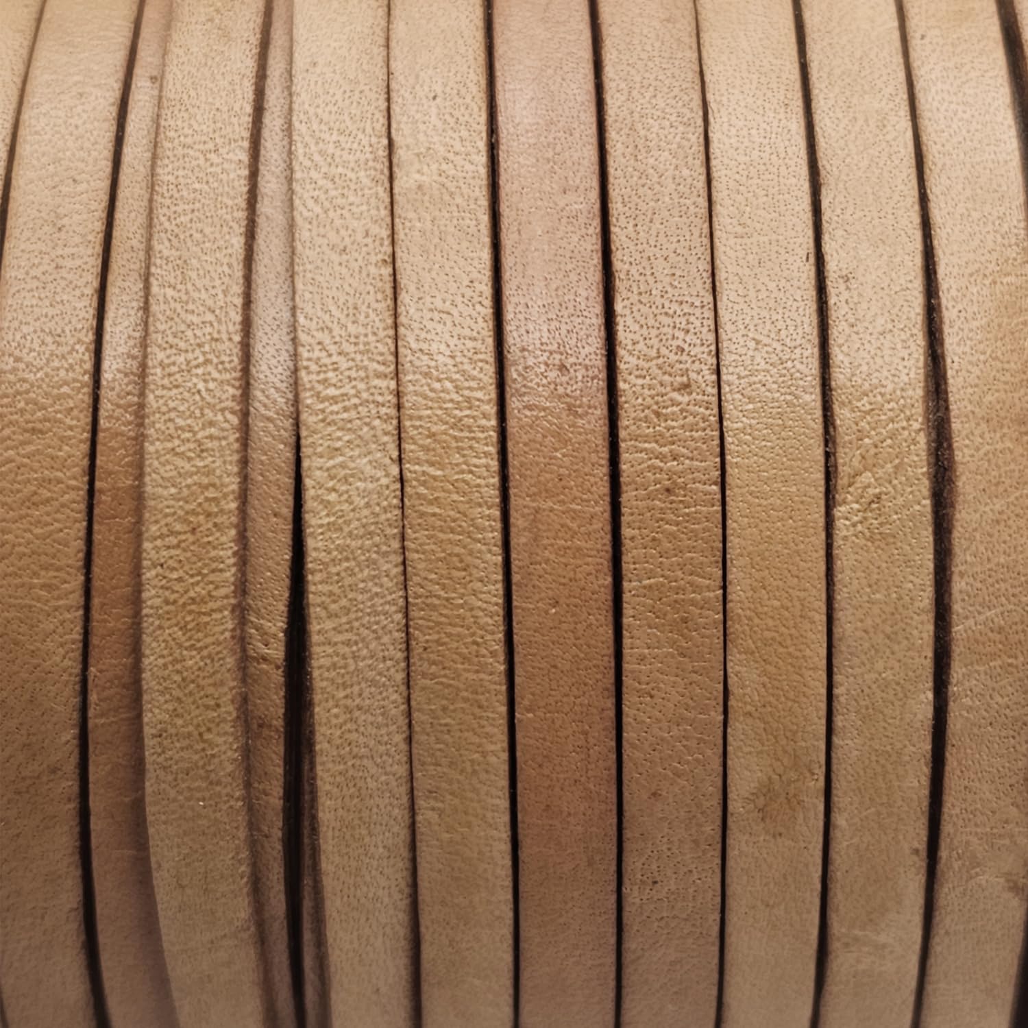 Esnado Correa De Piel Plana | Ancho: 20 Mm; Grosor: Aprox. 2,5 Mm U2013 Marrón Antiguo U2013 2 Metros | Cuero Auténtico U2013 Curtido Vegetal | Para Manualidades | Fabricación De Pulseras, Medievales, Joyas