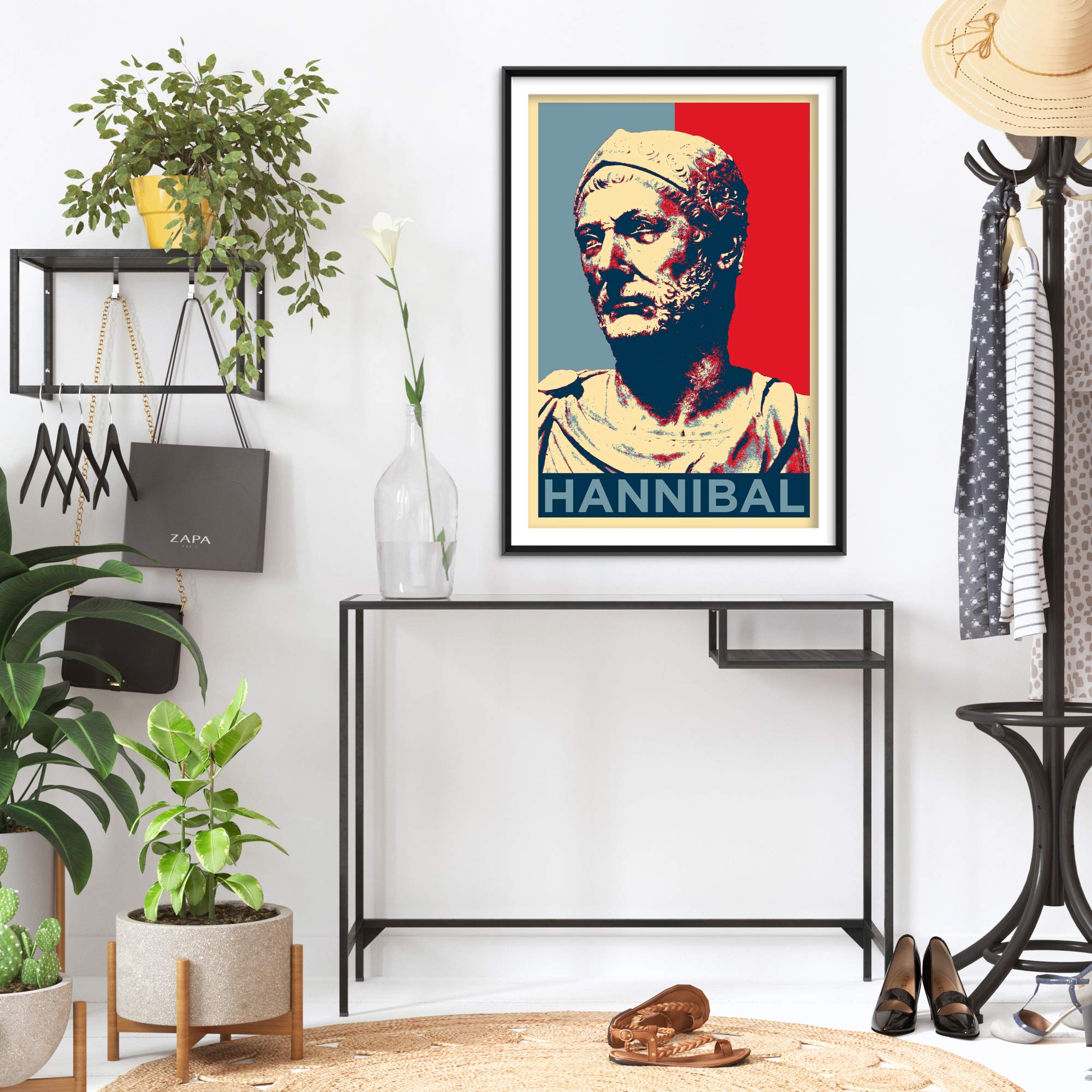 Amazon.com: Textured Paper - Hannibal Barca Art Print 'Hope