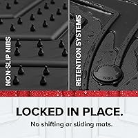 Vista 4 de Weathertech FloorLiner HP 4710121IM - Alfombrillas personalizadas para Ford Super Duty - 1ª fila (4710121IM), color cacao