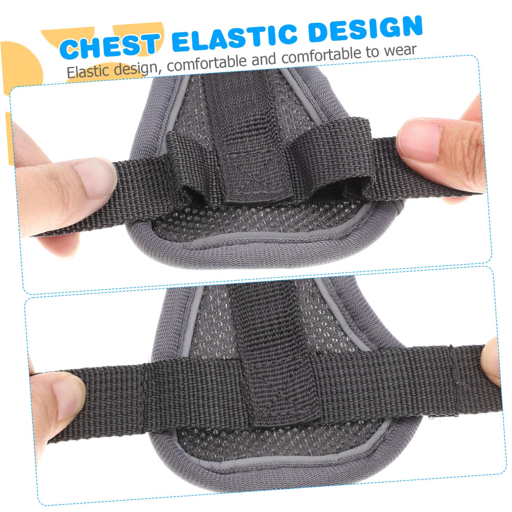 INOOMP 5stücke Hundegeschirr Mit Atmungsaktivem Mesh Reflektierendem Material Und Elastischem Design Für Kleine Hunde Und Katzen Sicheres Und Bequemes Tragegeschirr Für