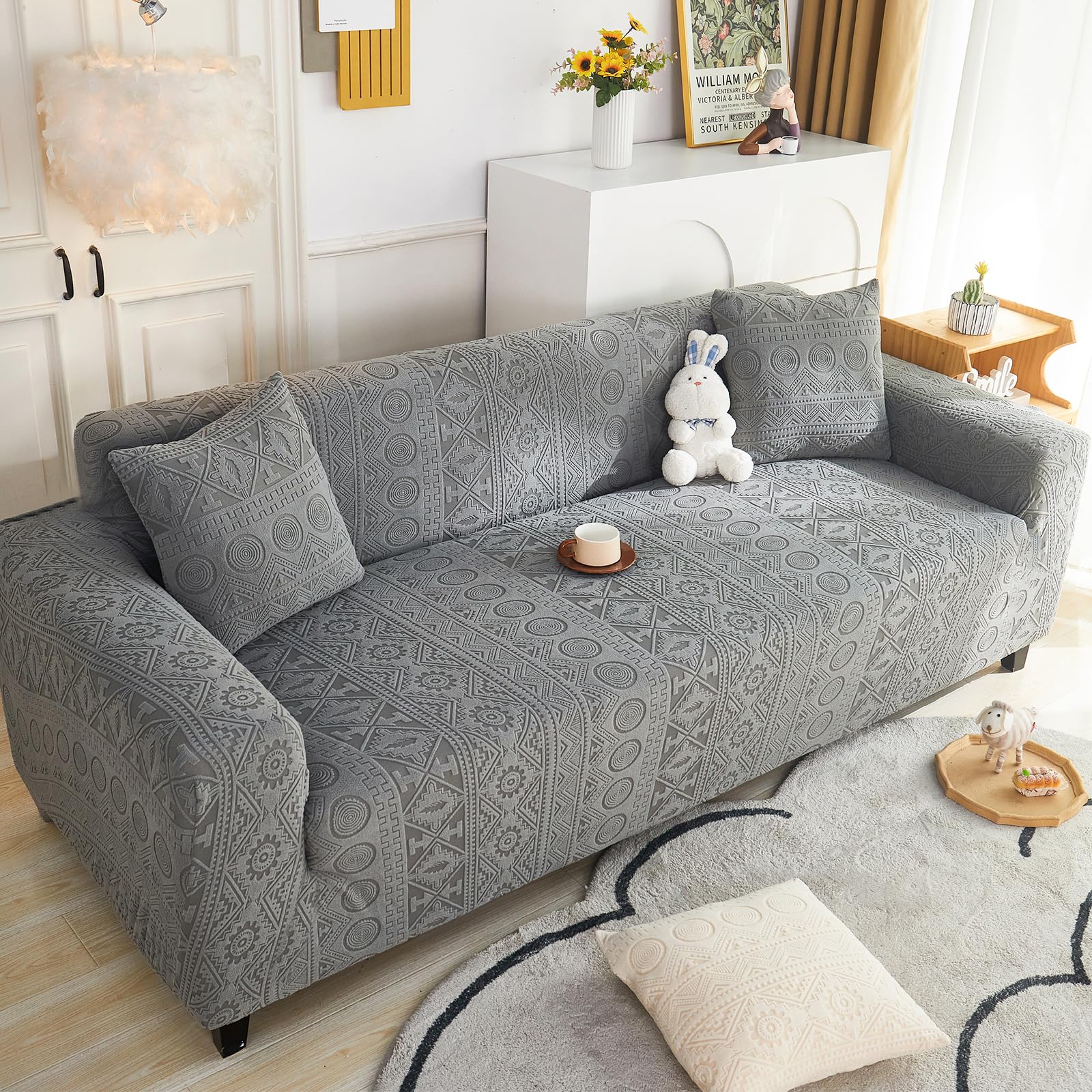Protège canapé chien et chat pour préserver un grand sofa 5 places