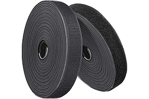 Strips with Adhesive Black Velcro Tape