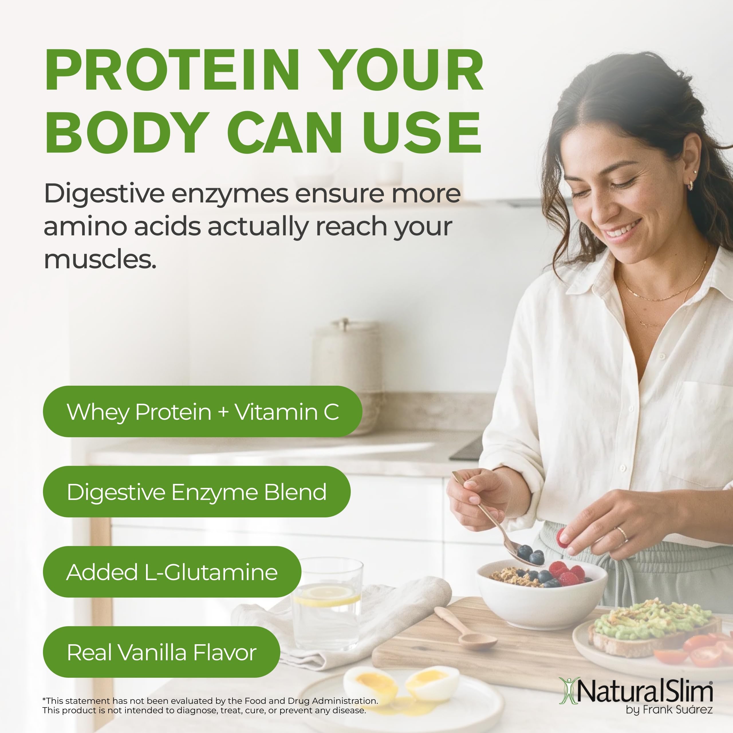 NaturalSlim Metabolic Protein C-Plus Whey Protein Shake, Chocolate, 1.1 lb — Amazon image 5