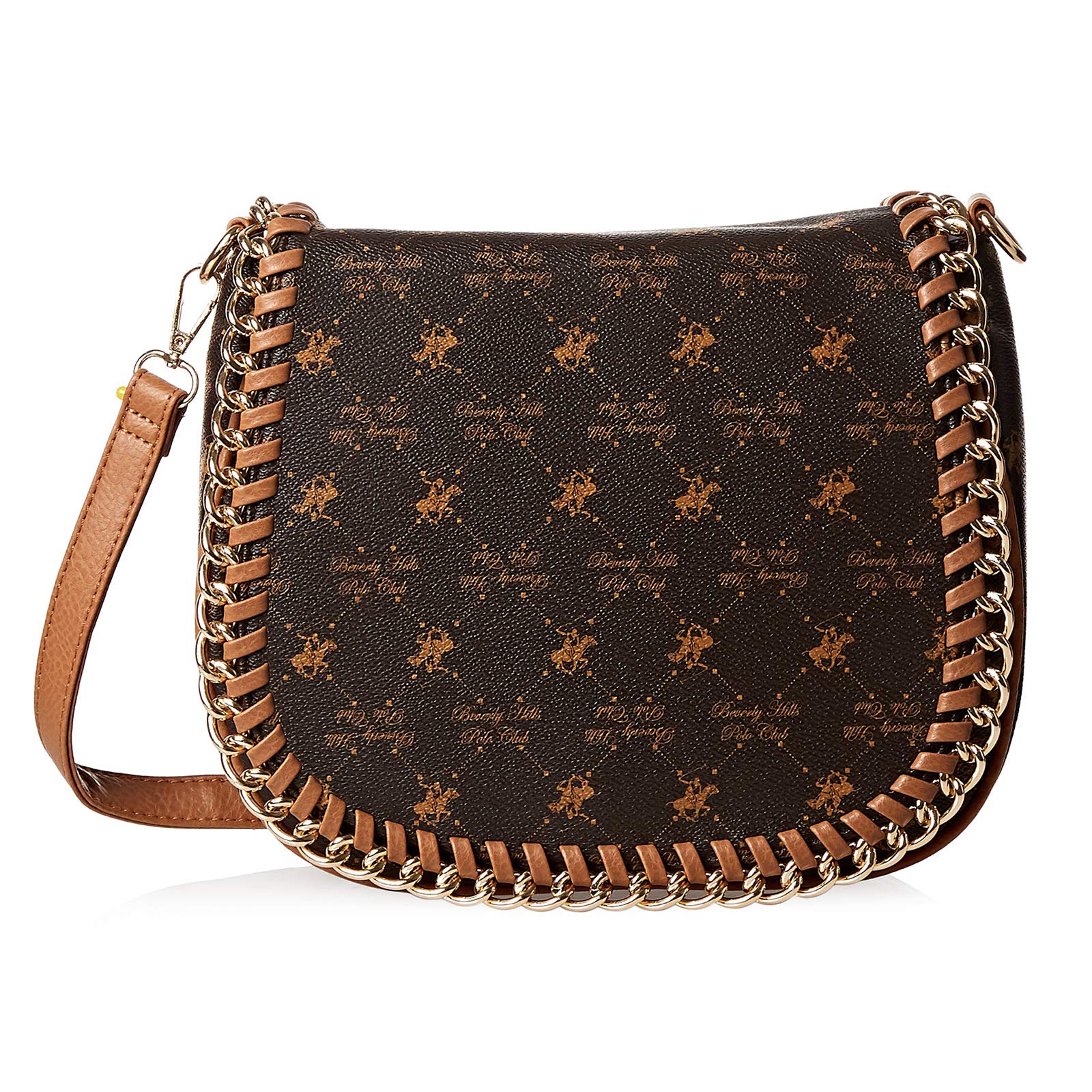 Beverly Hills Polo Club Handbag for Women- Brown