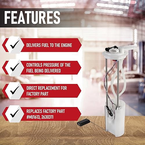Miniatura 2 de Bomba de combustible eléctrica de repuesto compatible con Chevrolet Silverado GMC Sierra 1500 1500 HD 2500 2500 HD 3500 43L 48L 53L 60L 81L