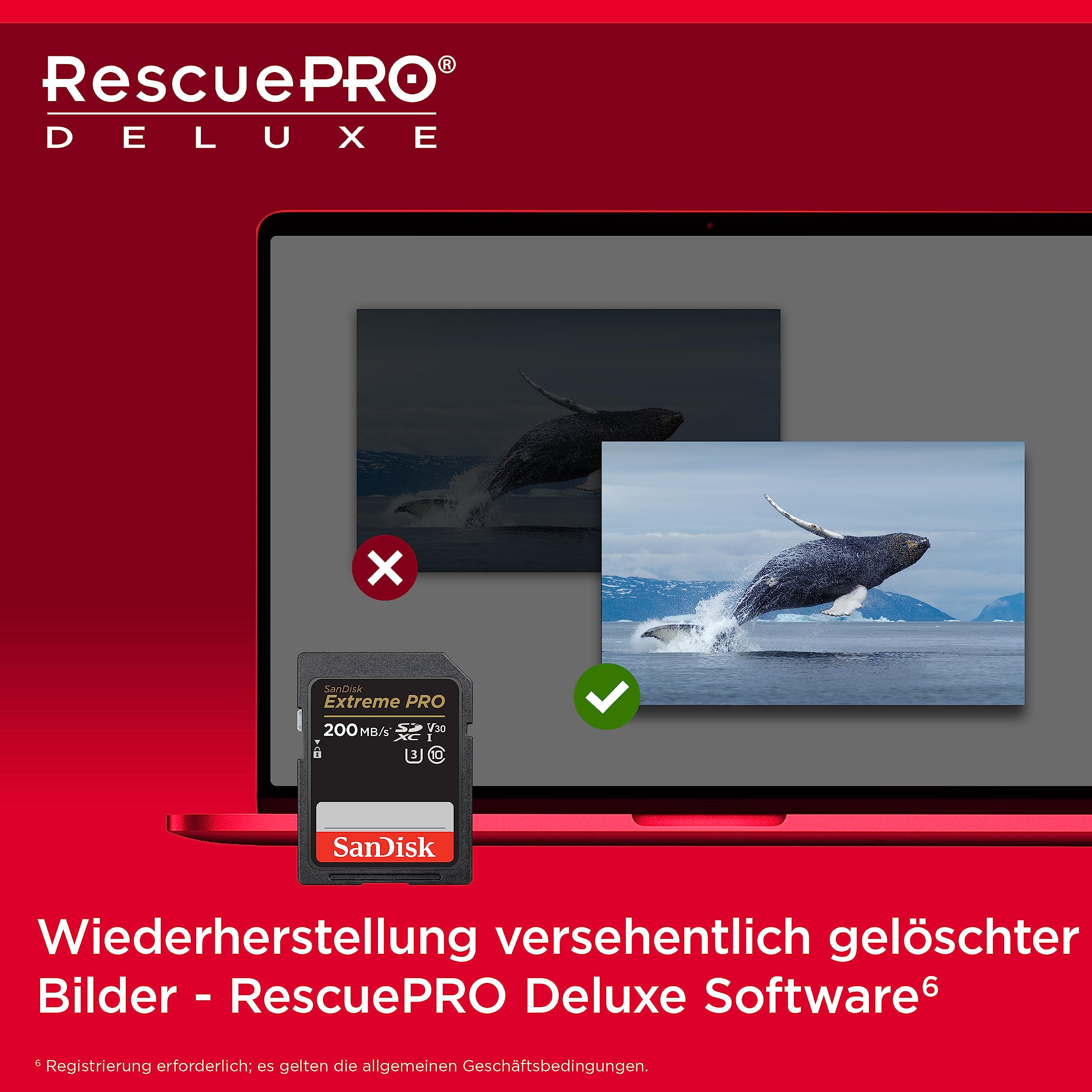 SanDisk Extreme PRO SDXC UHS-I Speicherkarte 128 GB V30 U3 200 MB/s 4K UHD
