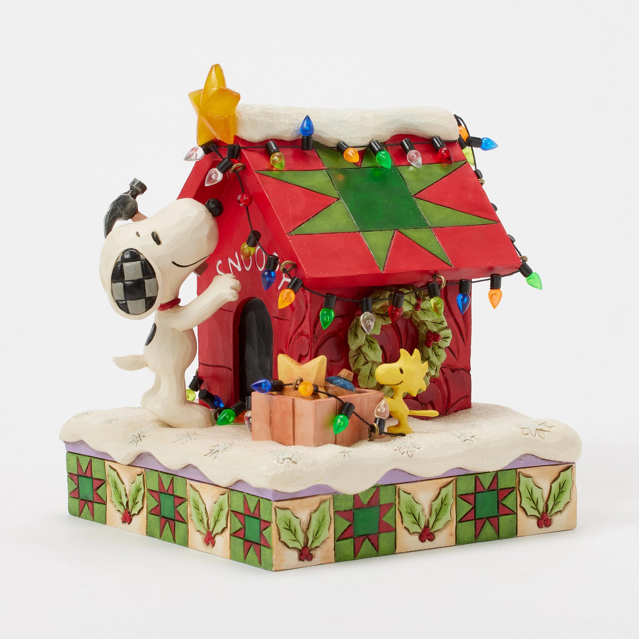 Enesco Peanuts by Jim Shore Snoopy and Woodstock Decorating The