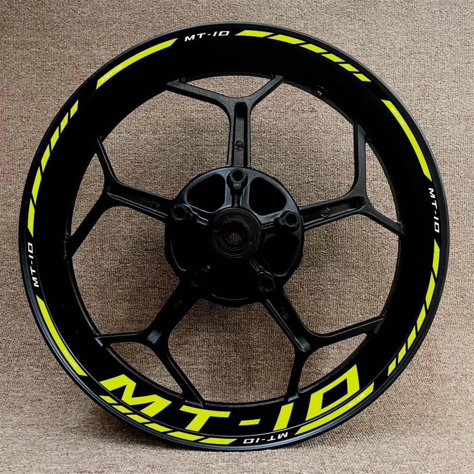 Stickers Motorcycle Accessories Reflective Rim Edge Stripes Wheel Stickers for MT-10 Mt10(Style 4)