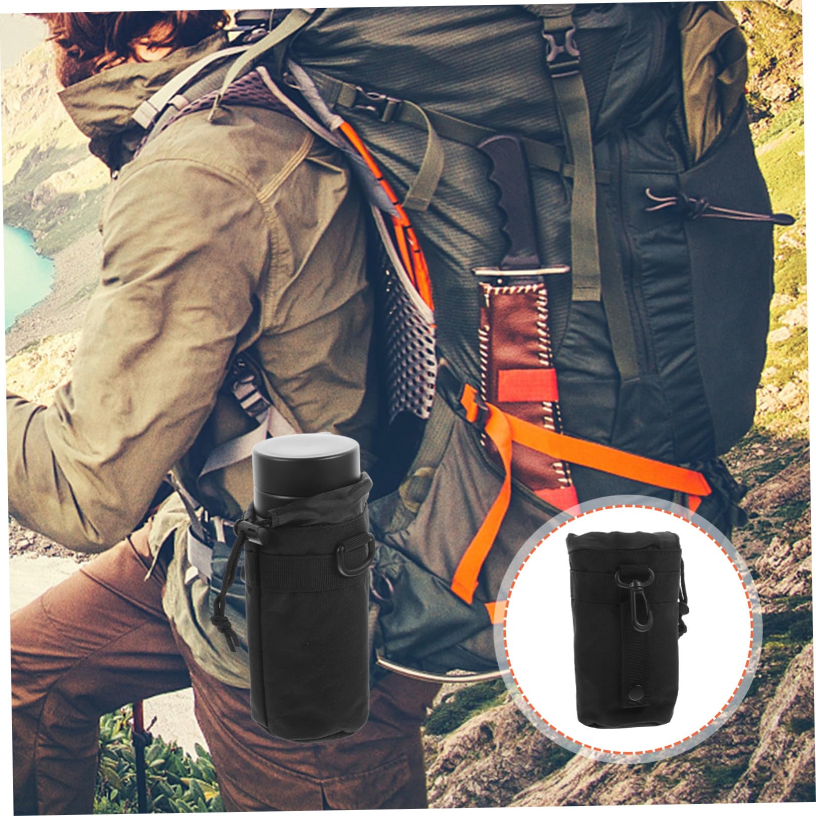 Sosoport 5stücke Tragbare Wasserflasche Leicht Und Geeignet Für Plastikflaschen Für Outdoor-aktivitäten Wie Wandern Und Radfahren
