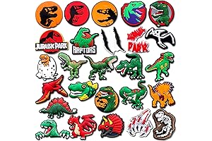 Enchanting Dinosaur Footwear Embellishments for Jurassic Adventures