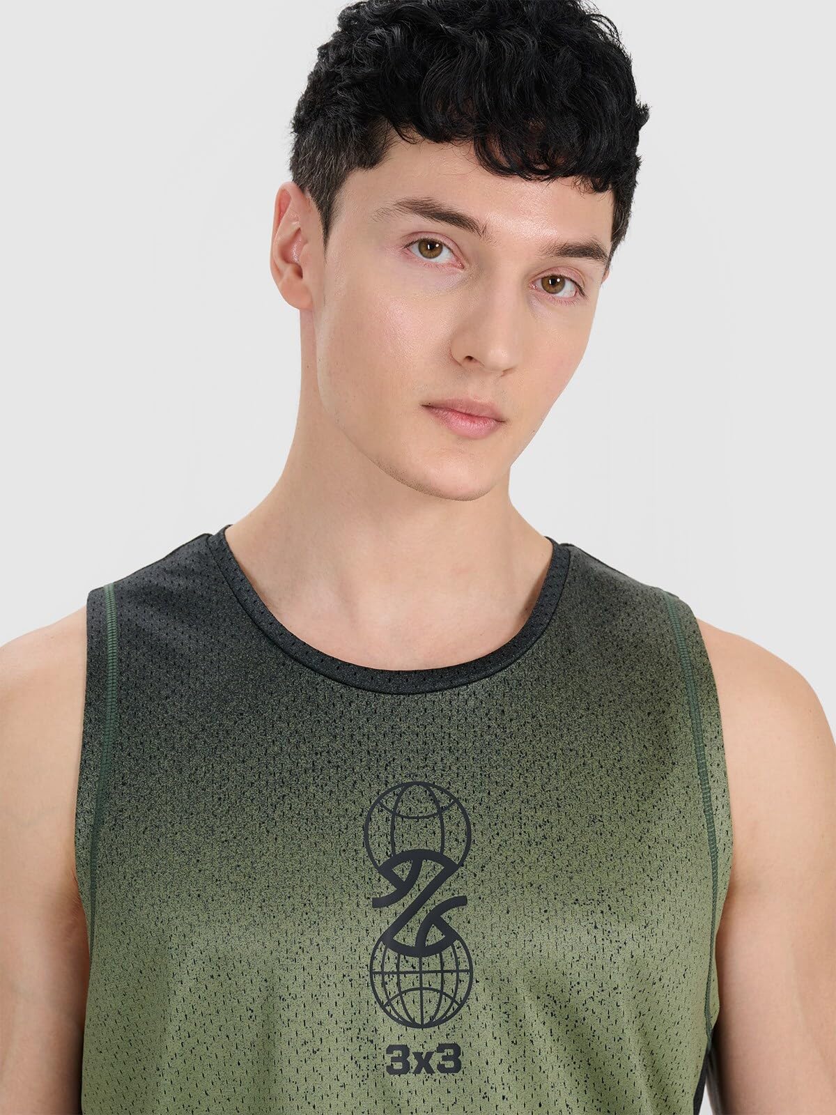 4F Tank top do koszykówki oversize szybkoschnący męski