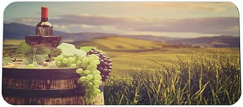 Miniatura 7 de Ambesonne Alfombrilla de mouse de flores, lirios de cala florecientes en ramo de primavera blanco fresco con tema de naturaleza suave, alfombrilla