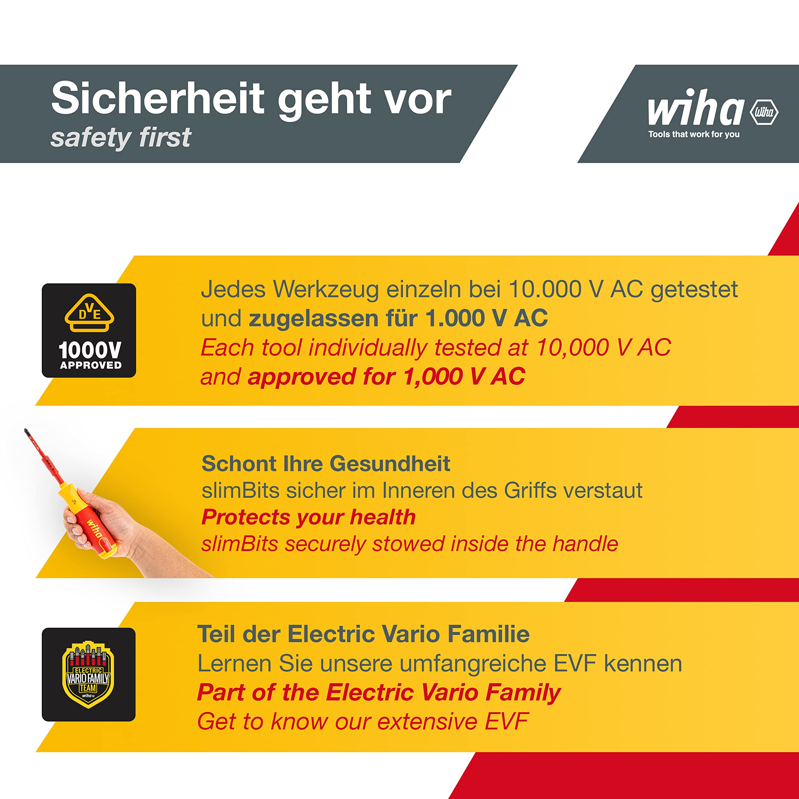 WIHA 41234 - Destornillador con cargador LiftUp electric 2831-09023 LiftUp electric Cod. 283109023
