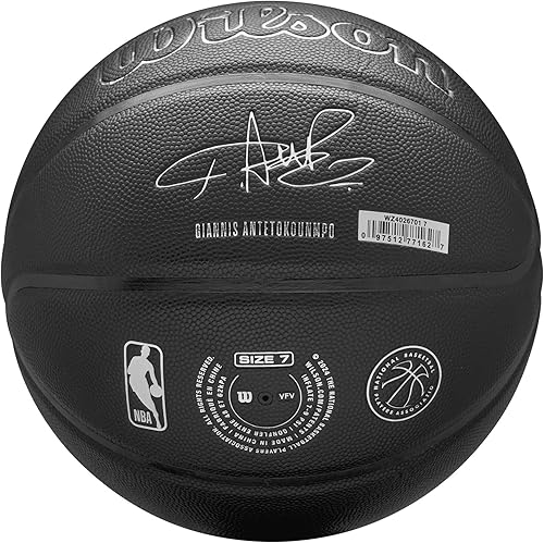 Vista 6 de Wilson NBA Nightmode Baloncesto - Giannis, negro, 7