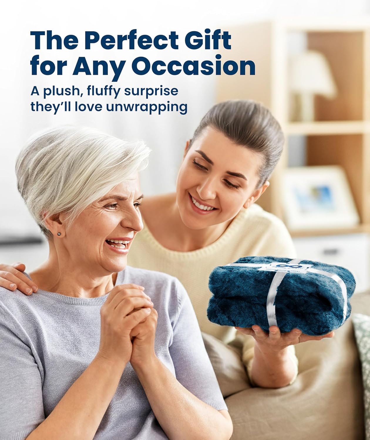 Everlasting Comfort Soft & Comfortable Teal Faux Fur Throw Blanket for Couch - (50"x65") Minky & Fluffy Fall Blankets & Throws, Plush Fuzzy Cover for Bed, Sofa & Living Room - Cozy Home Decor - Image 7