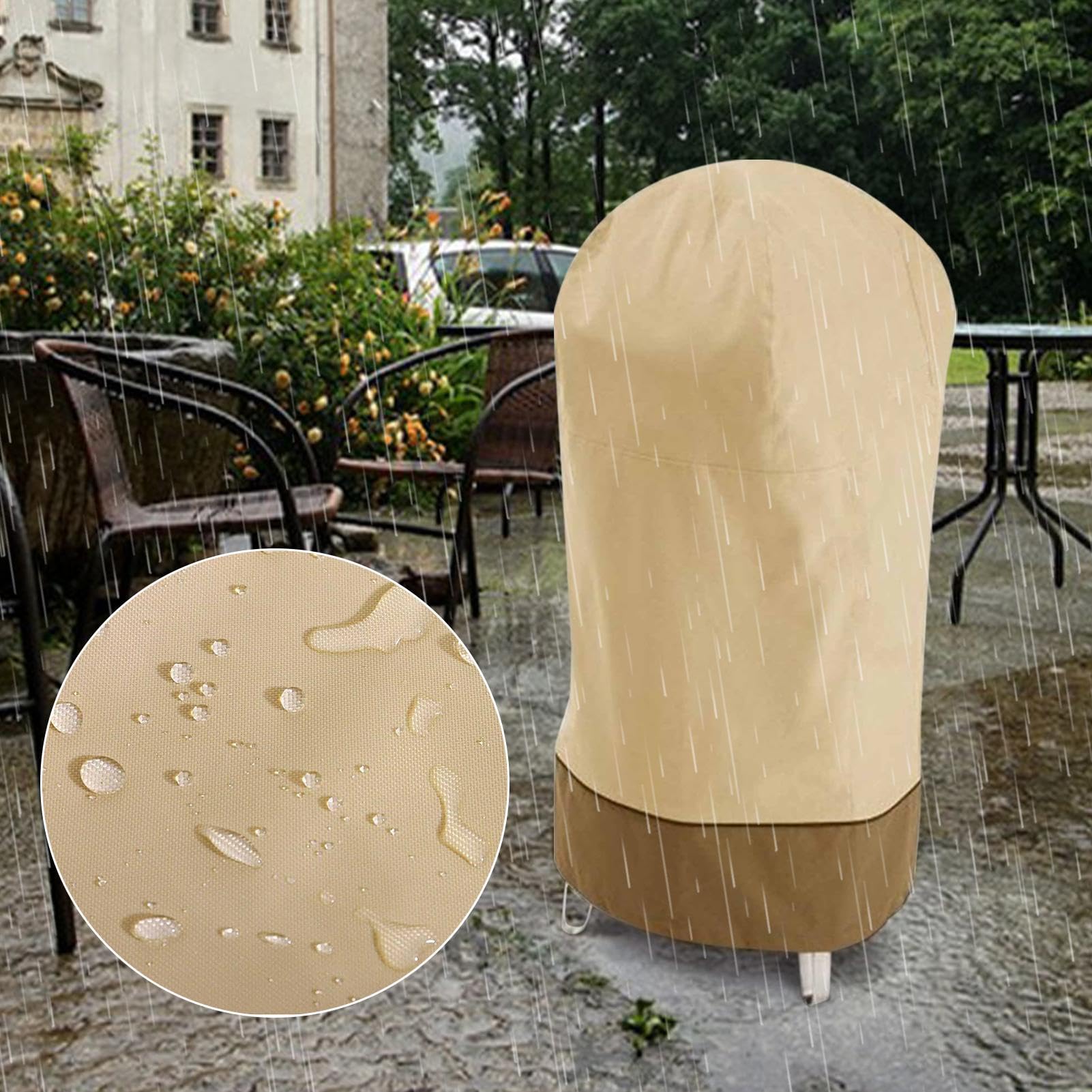 Housse De Protection Imperméable Pour Barbecue - En Tissu Oxford Robuste - Pour Fumoir - Pour Barbecue Et Barbecue - Pour L'extérieur