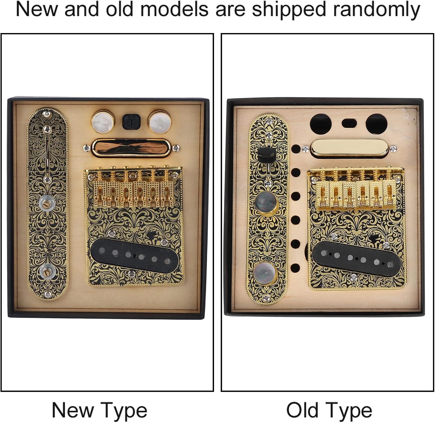 Guitar Saddle Bridge Plate, Iron Guitar Pickup Set Control Plate Musical Accessories Compatible with Electric Guitar Performance Accessories
