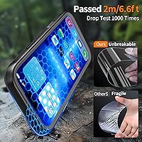 Vista 5 de Cozycase TOP Funda impermeable para iPhone 17 Pro Max - Grado militar resistente a todo 360 con protector de cámara de pantalla, doble IP68 a prueba