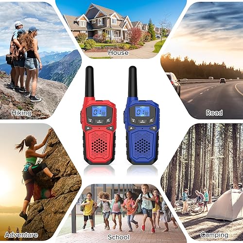 Miniatura 6 de Walkie Talkies para adultos, radio bidireccional de largo alcance WokTok para camping, senderismo, accesorios de senderismo, equipo de campamento,