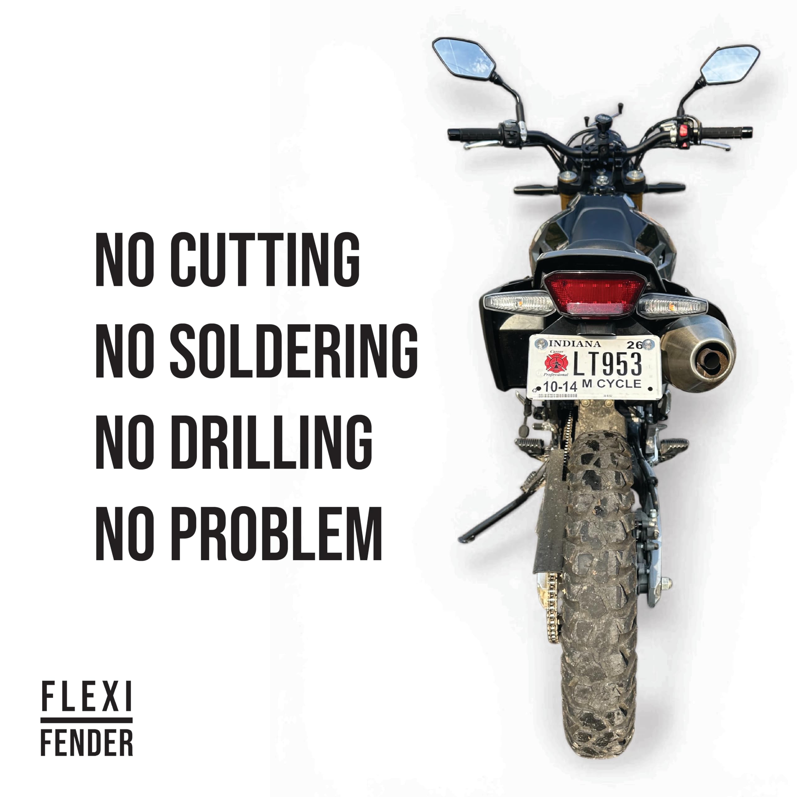 Amazon.com: Flexible Tail Tidy Fender Eliminator Kit for Suzuki DR
