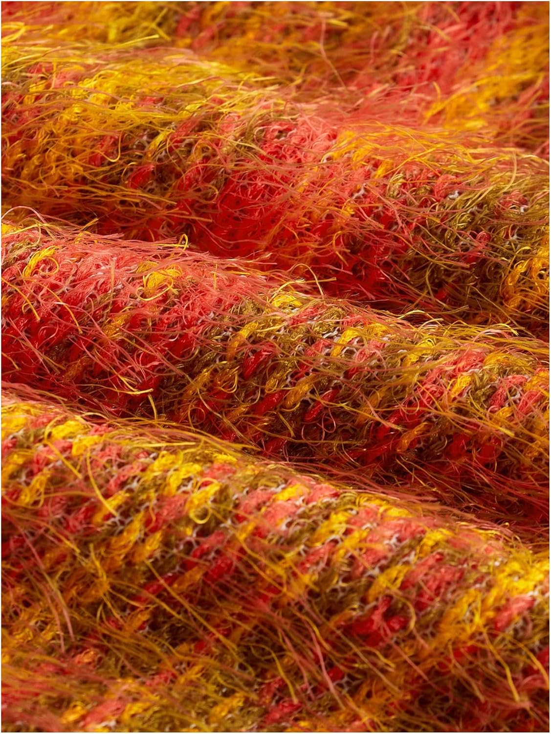 MakeMeChic Women's Fur Skirts Brown Fuzzy Micro Mini Bodycon Skirt Y2K Summer Going Out Outfits - Image 4