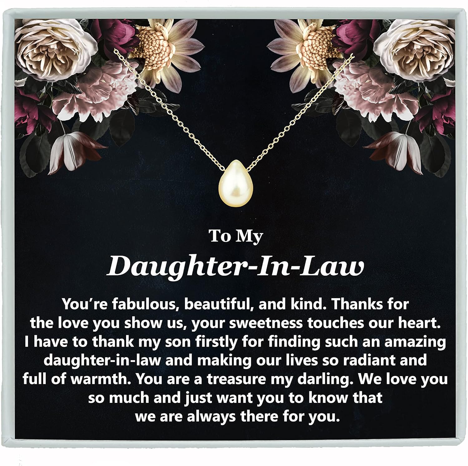 Daughter In Law Gift Necklace Bonus Daughter Gift Birthday Gift Wedding Gift Necklace