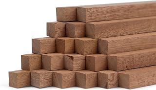 20er‑Set Holzstäbe – Massivholz gehobelt 10x10x250 mm (technisch getrocknet 10‑12 %) – verleimfertige Holzleisten für Möbelbau, Innenausbau & DIY‑Projekte (Mahagoni gehobelt)
