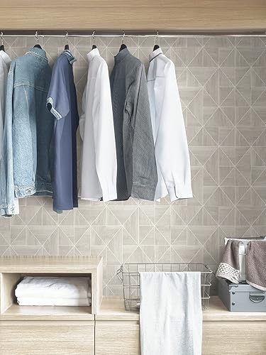 Miniatura 6 de NuWallpaper Papel tapiz autoadhesivo de Lazlo Taupe